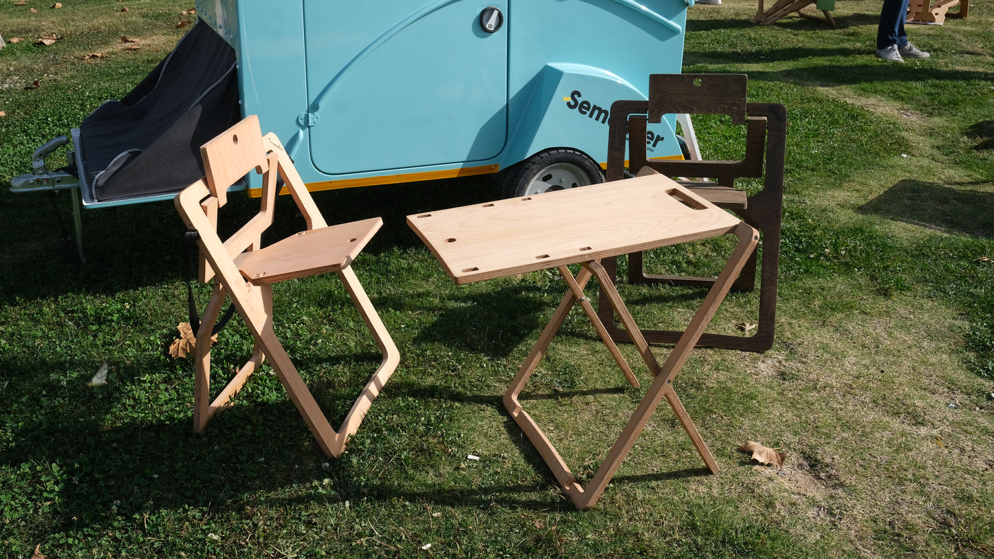 Semander Wooden Foldable Chair