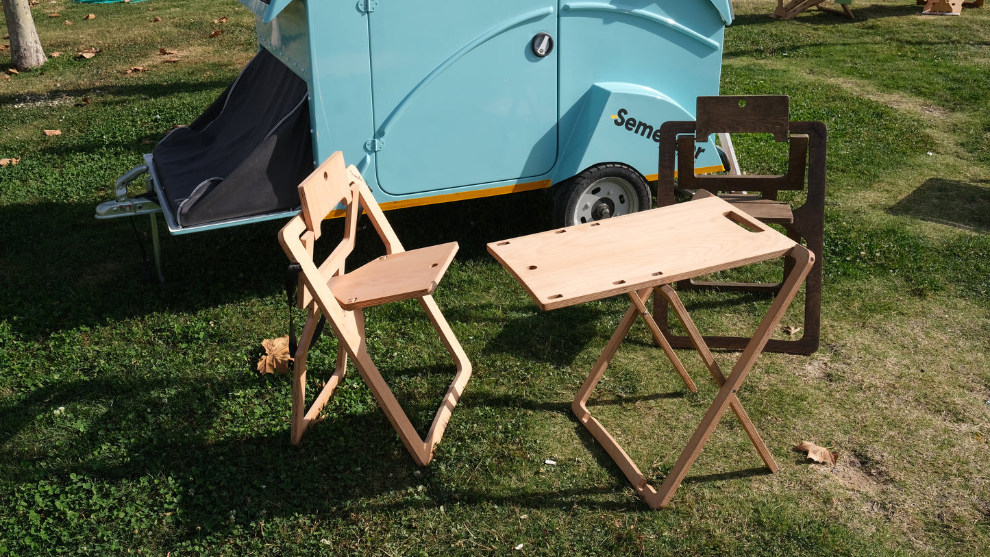 Semender Foldable Height Adjustable Outdoor Camping Table