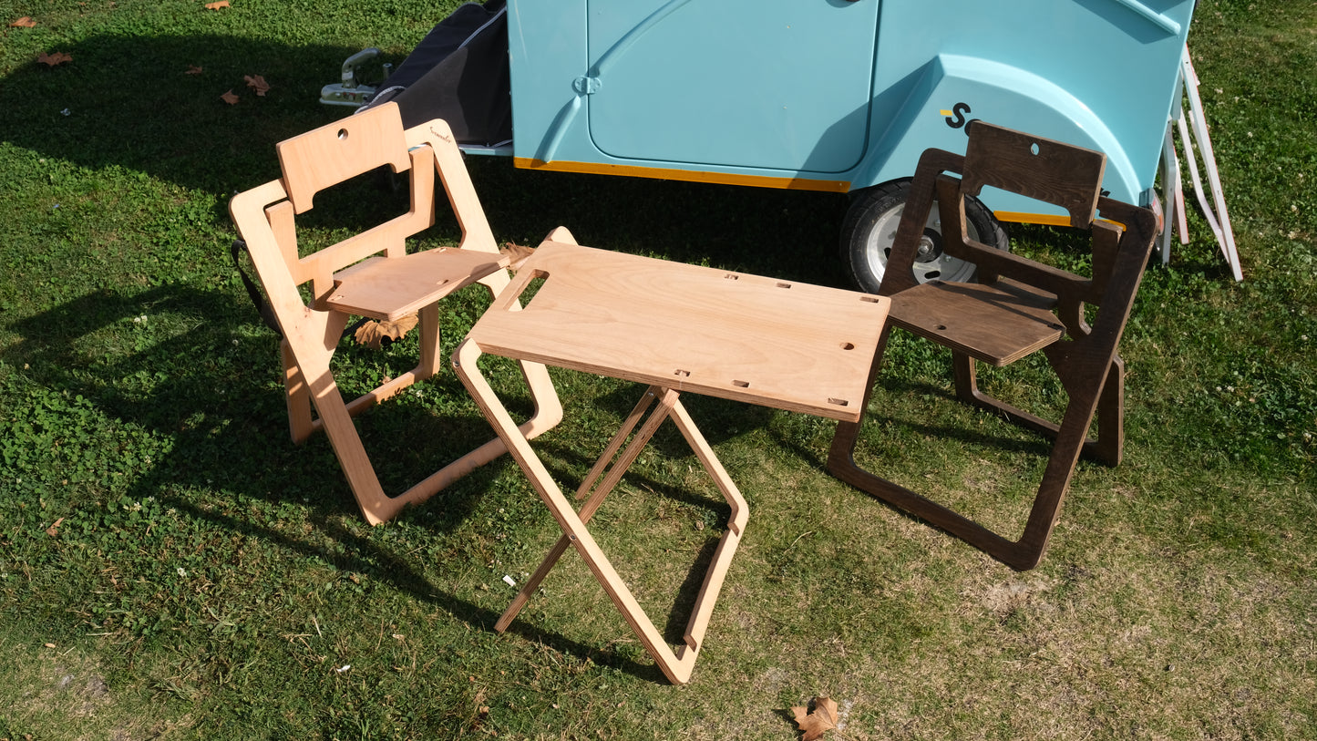 Semender Foldable Height Adjustable Outdoor Camping Table