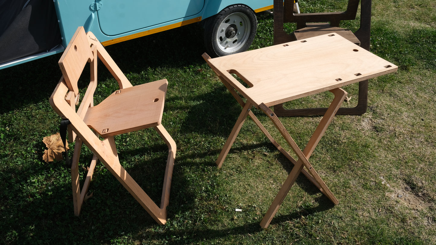 Semender Foldable Height Adjustable Outdoor Camping Table