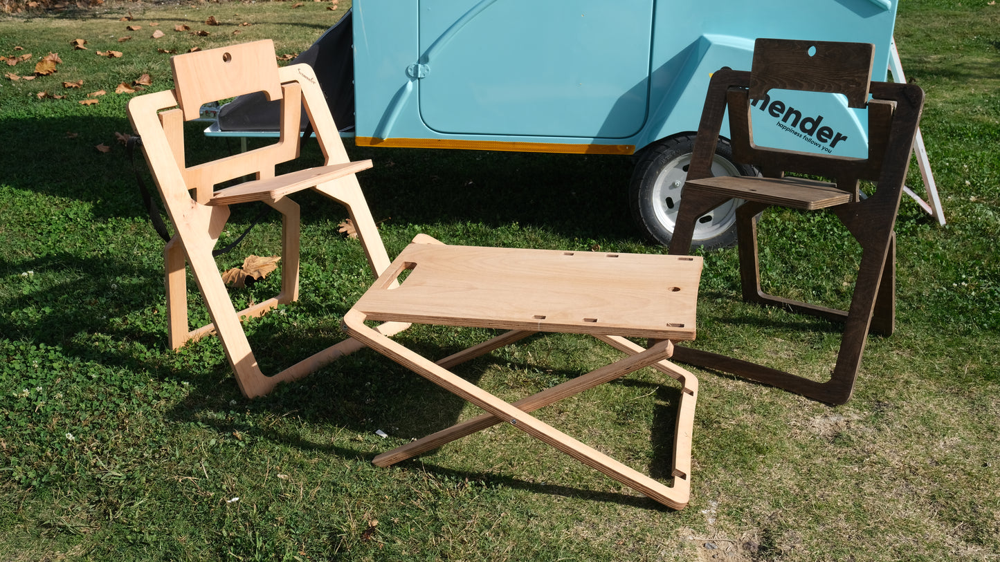 Semender Foldable Height Adjustable Outdoor Camping Table