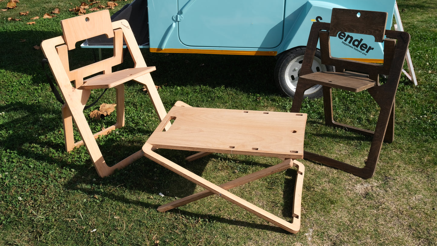 Semender Foldable Height Adjustable Outdoor Camping Table