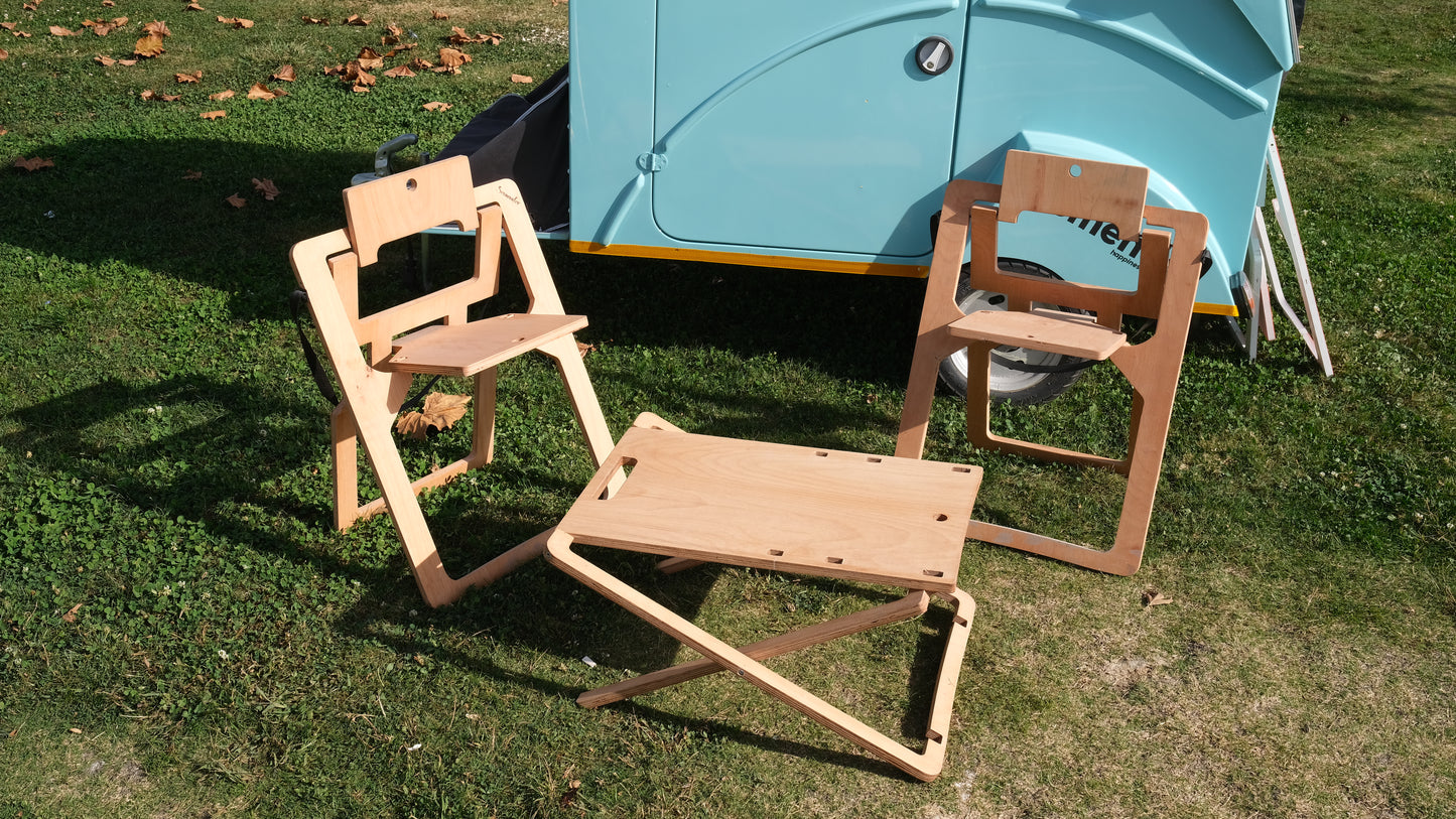 Semender Foldable Height Adjustable Outdoor Camping Table