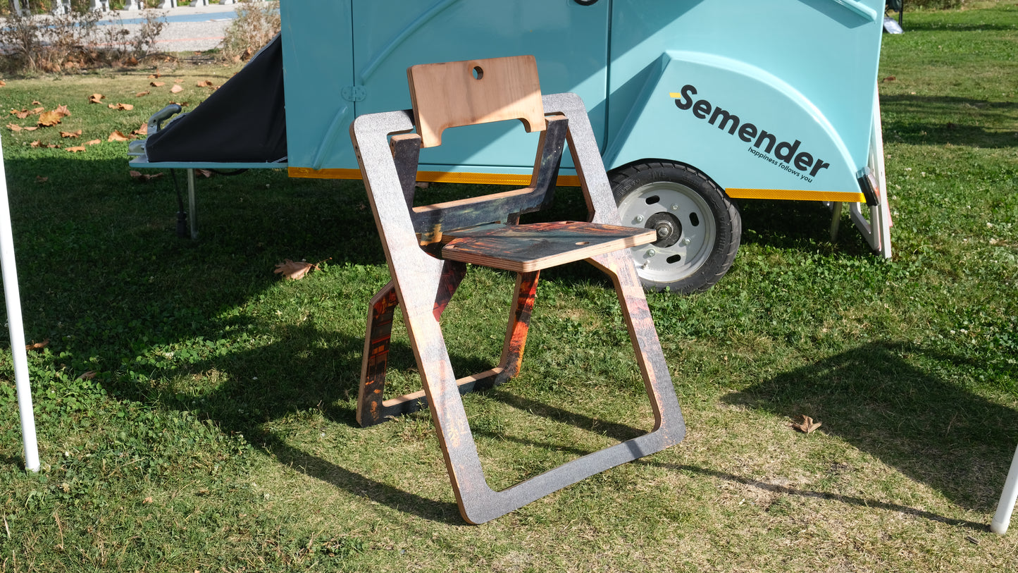 Salamander Venice Landscape Printed Foldable Chair