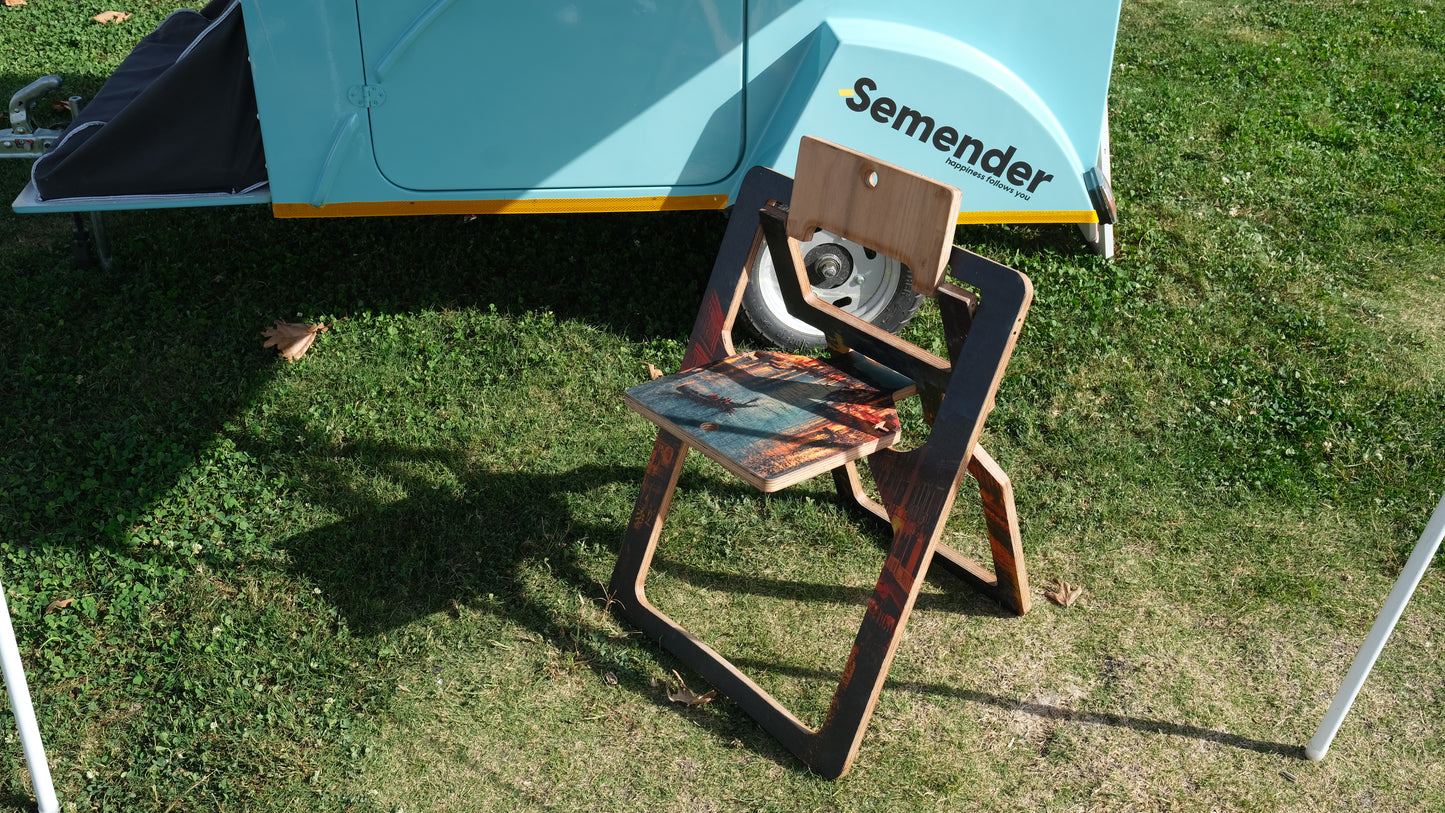 Salamander Venice Landscape Printed Foldable Chair