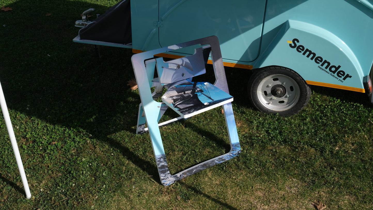 Salamander Sea World Printed Foldable Chair