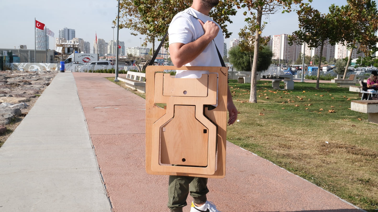 Semander Wooden Foldable Chair