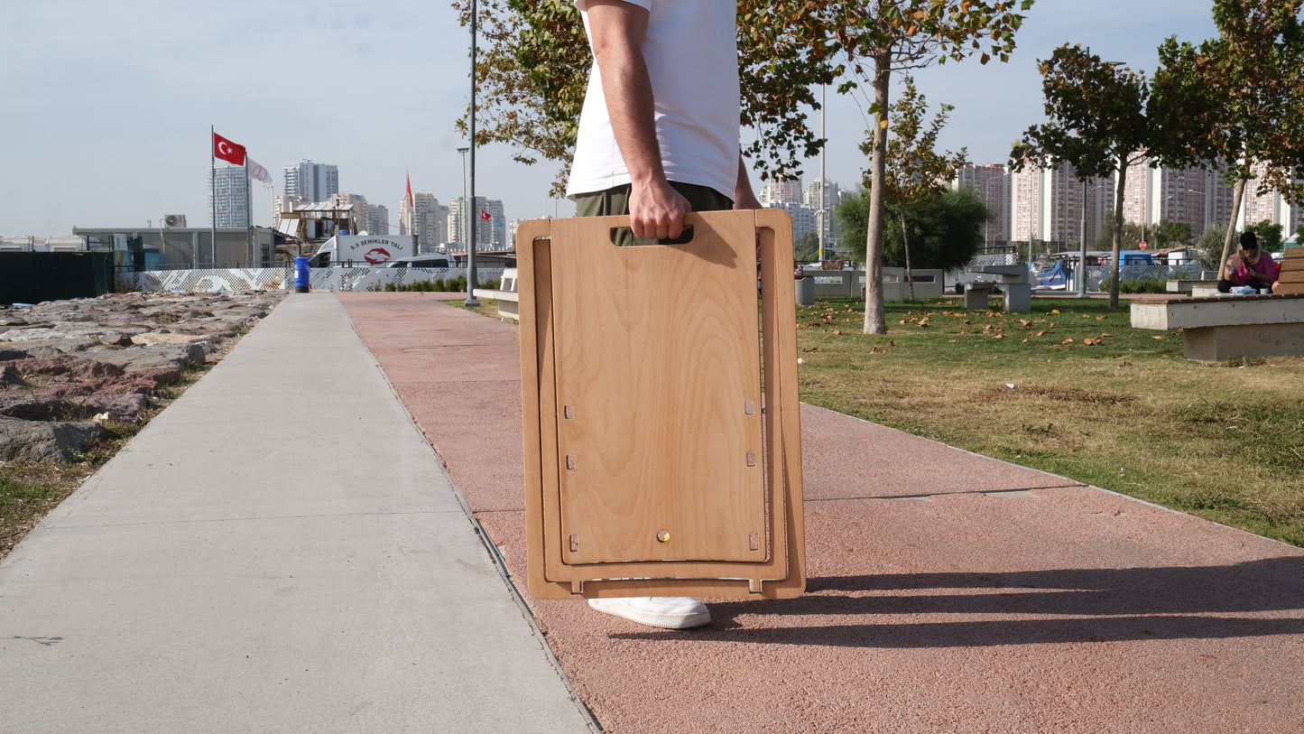 Semender Foldable Height Adjustable Outdoor Camping Table