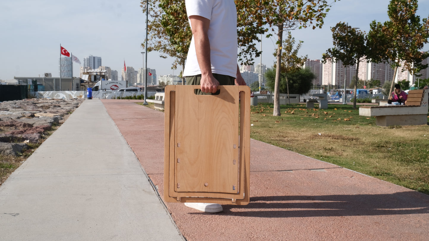 Semender Foldable Height Adjustable Outdoor Camping Table