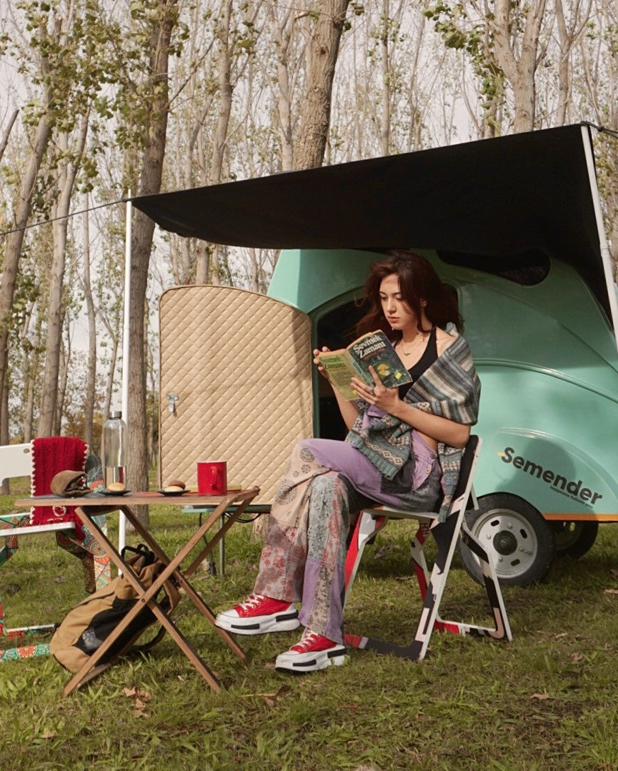 Salamander Butterfly Printed Foldable Chair