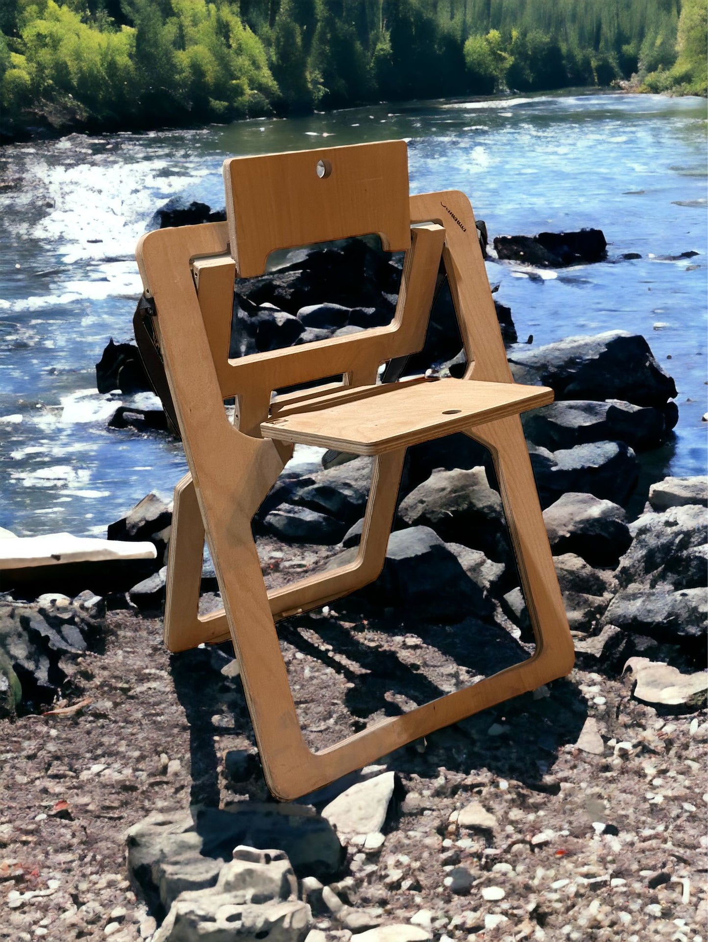 Salamander Zebra Printed Foldable Chair