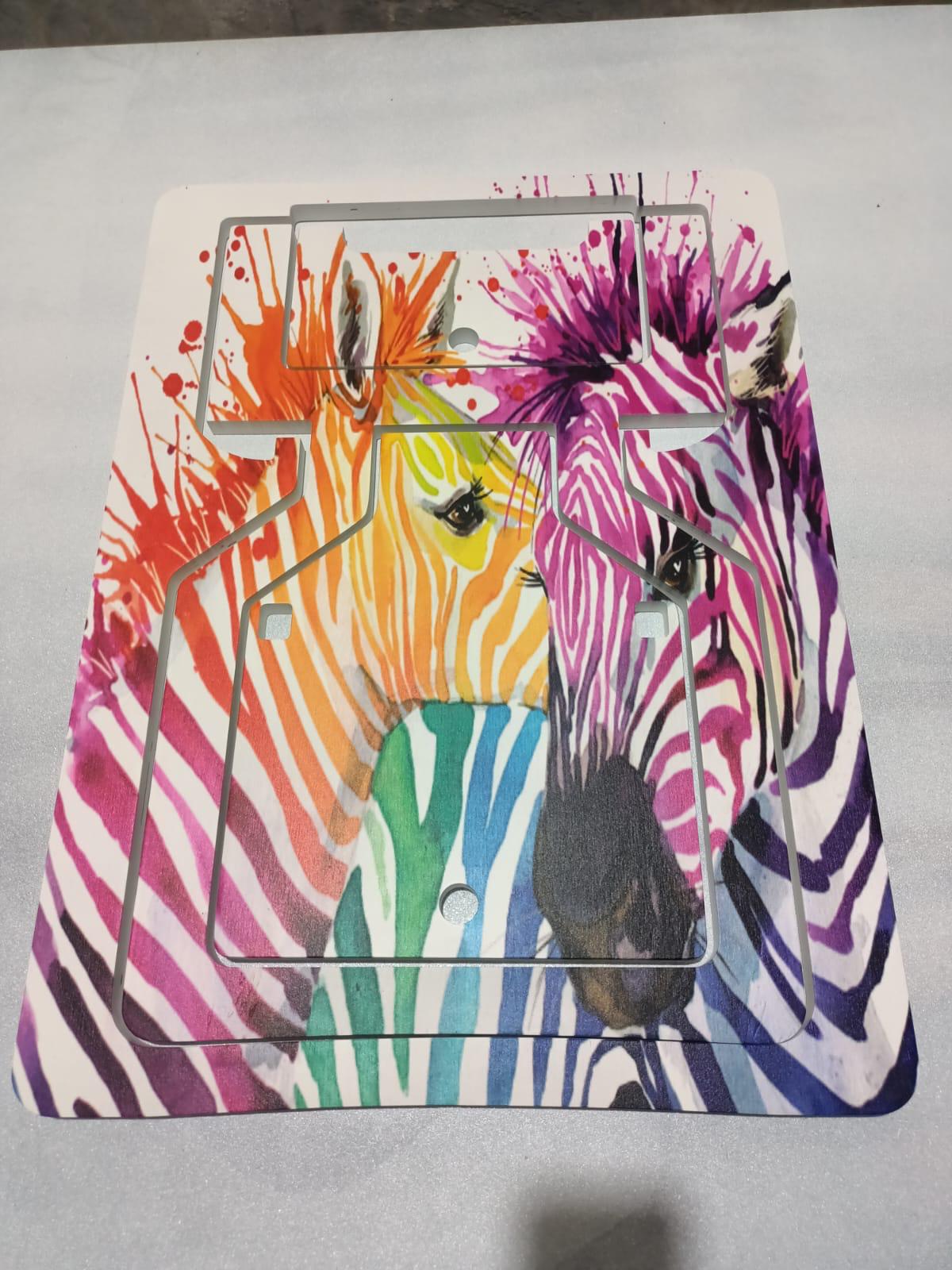 Salamander Zebra Printed Foldable Chair