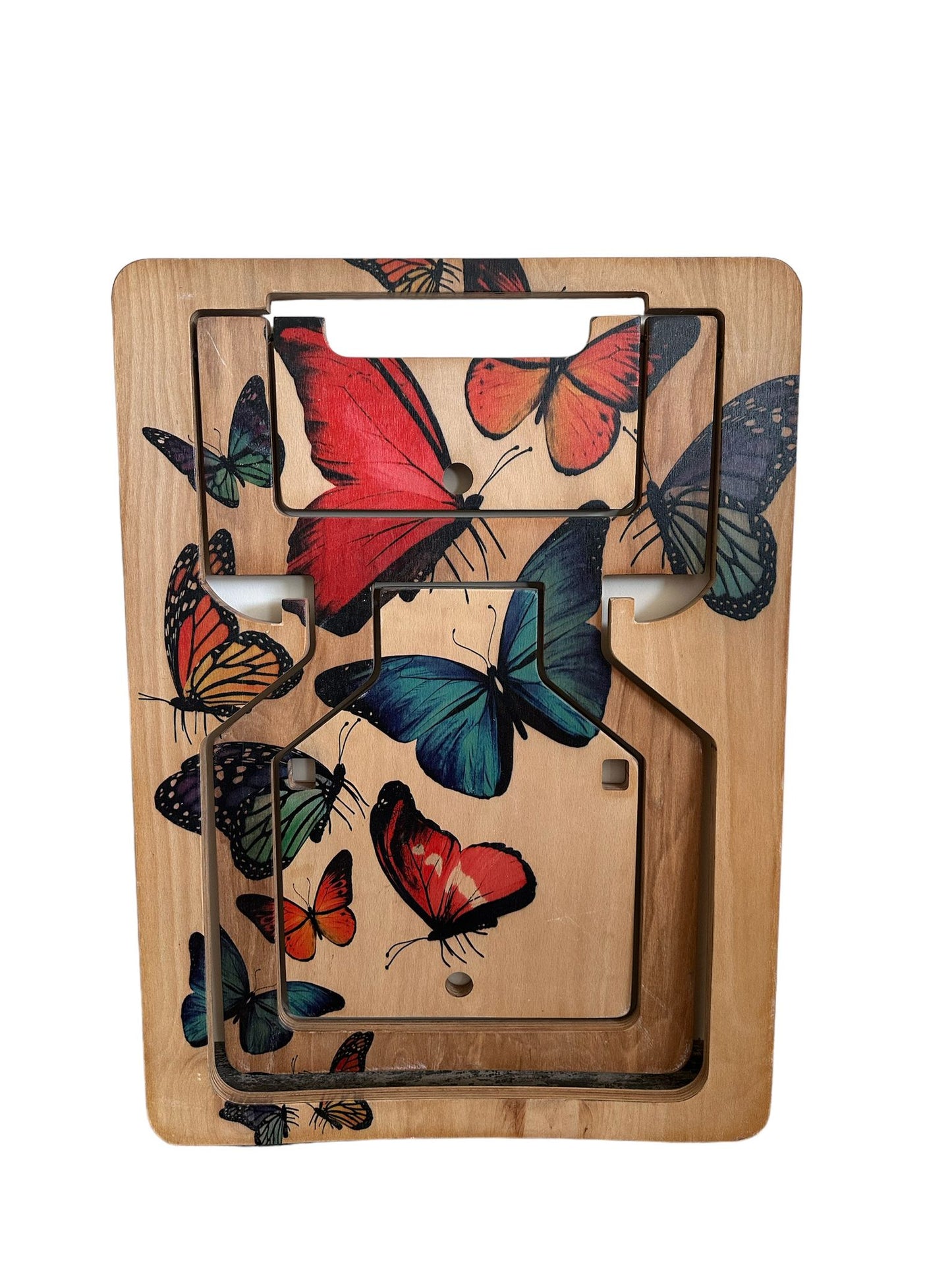 Salamander Butterfly Printed Foldable Chair