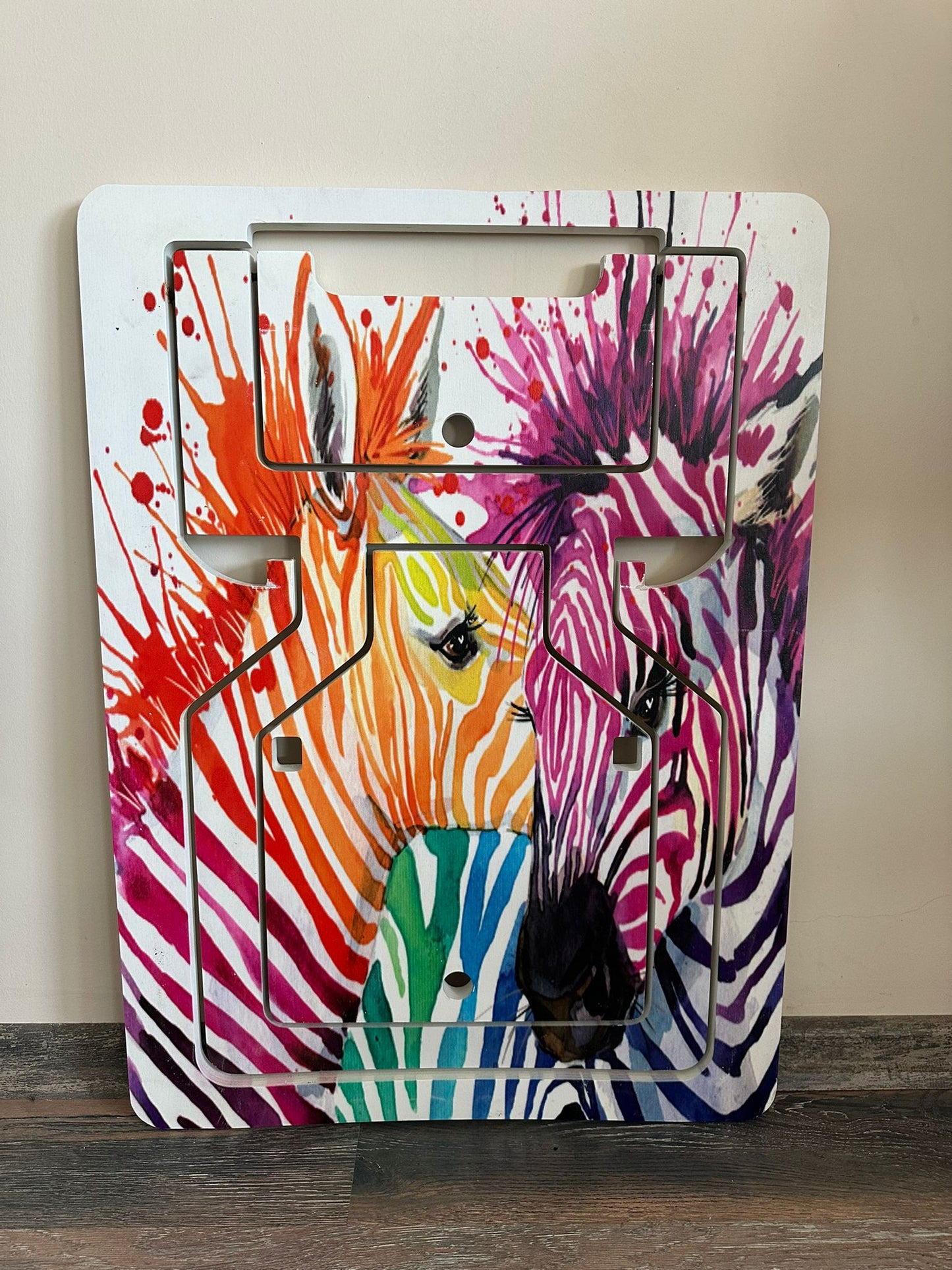 Salamander Zebra Printed Foldable Chair