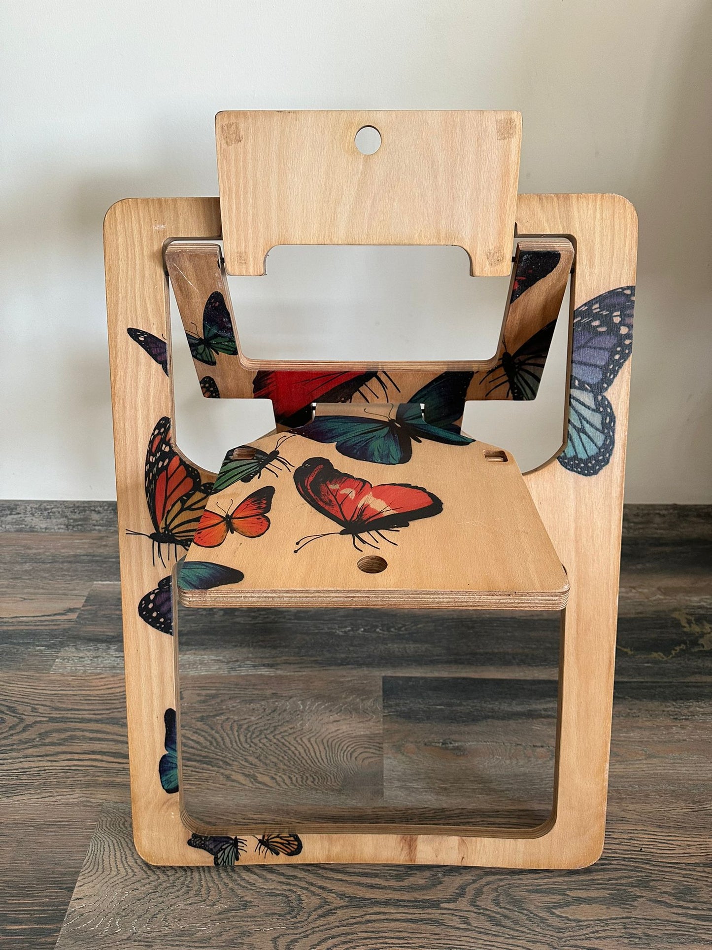 Salamander Butterfly Printed Foldable Chair