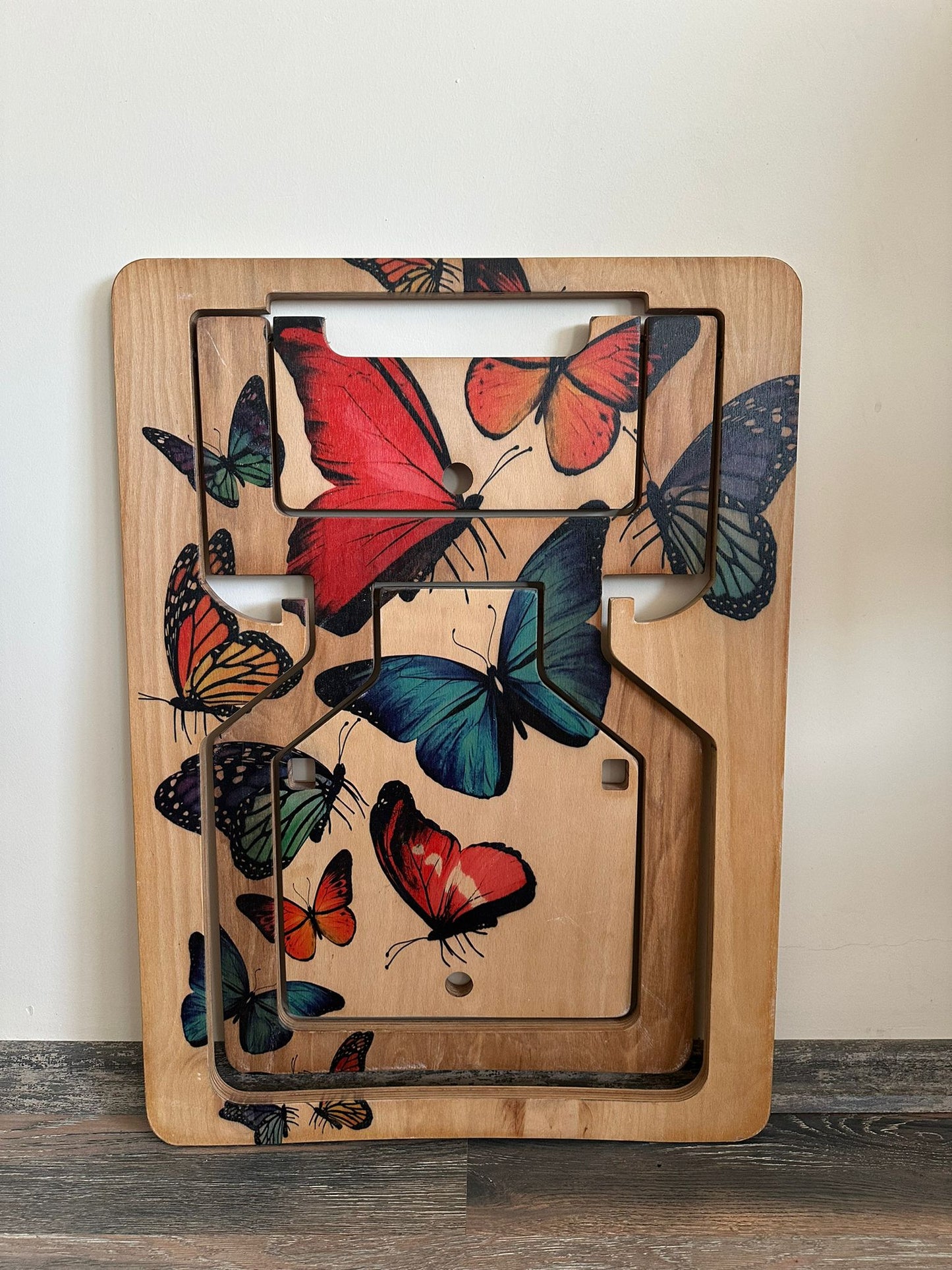 Salamander Butterfly Printed Foldable Chair